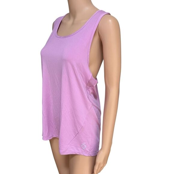 BSP Women's Active Performance Tank Top Racer Back Blue Size L in orchid NWT - Picture 2 of 7